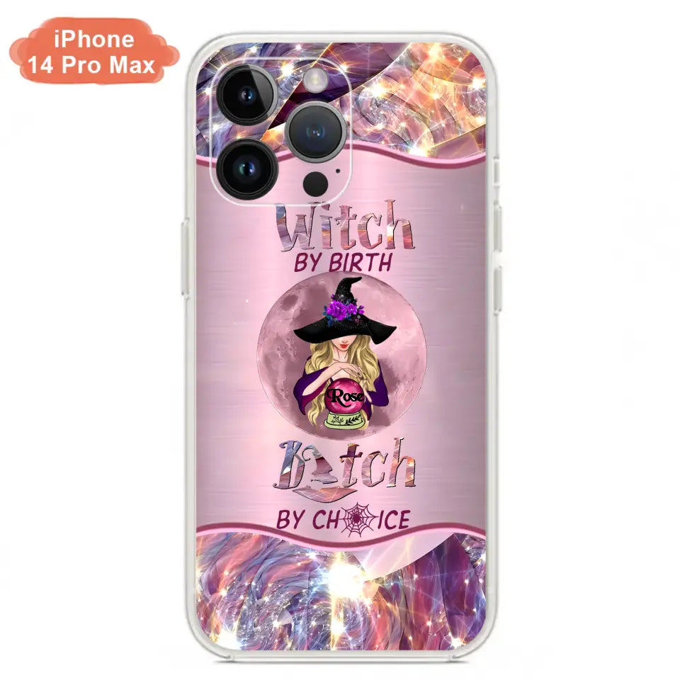 Witch By Birth Phone Case Personalized Halloween Gift for Her - Image 8