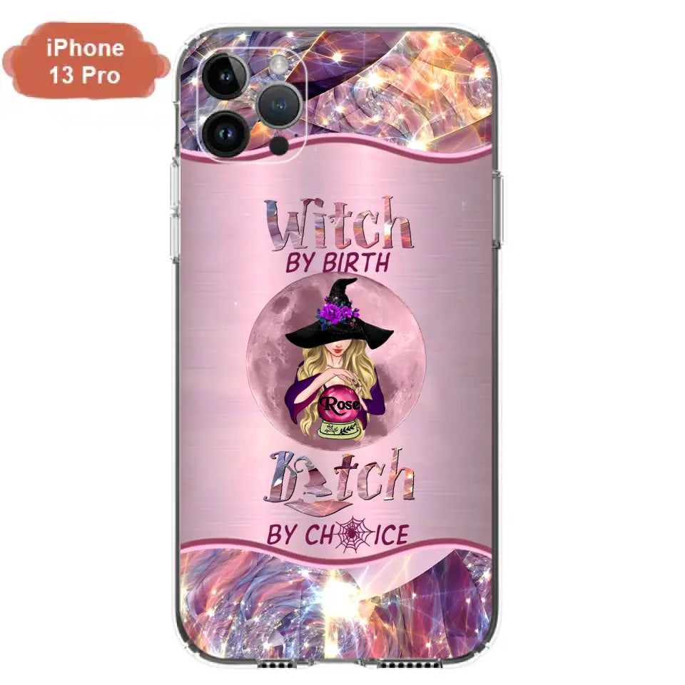 Witch By Birth Phone Case Personalized Halloween Gift for Her - Image 10