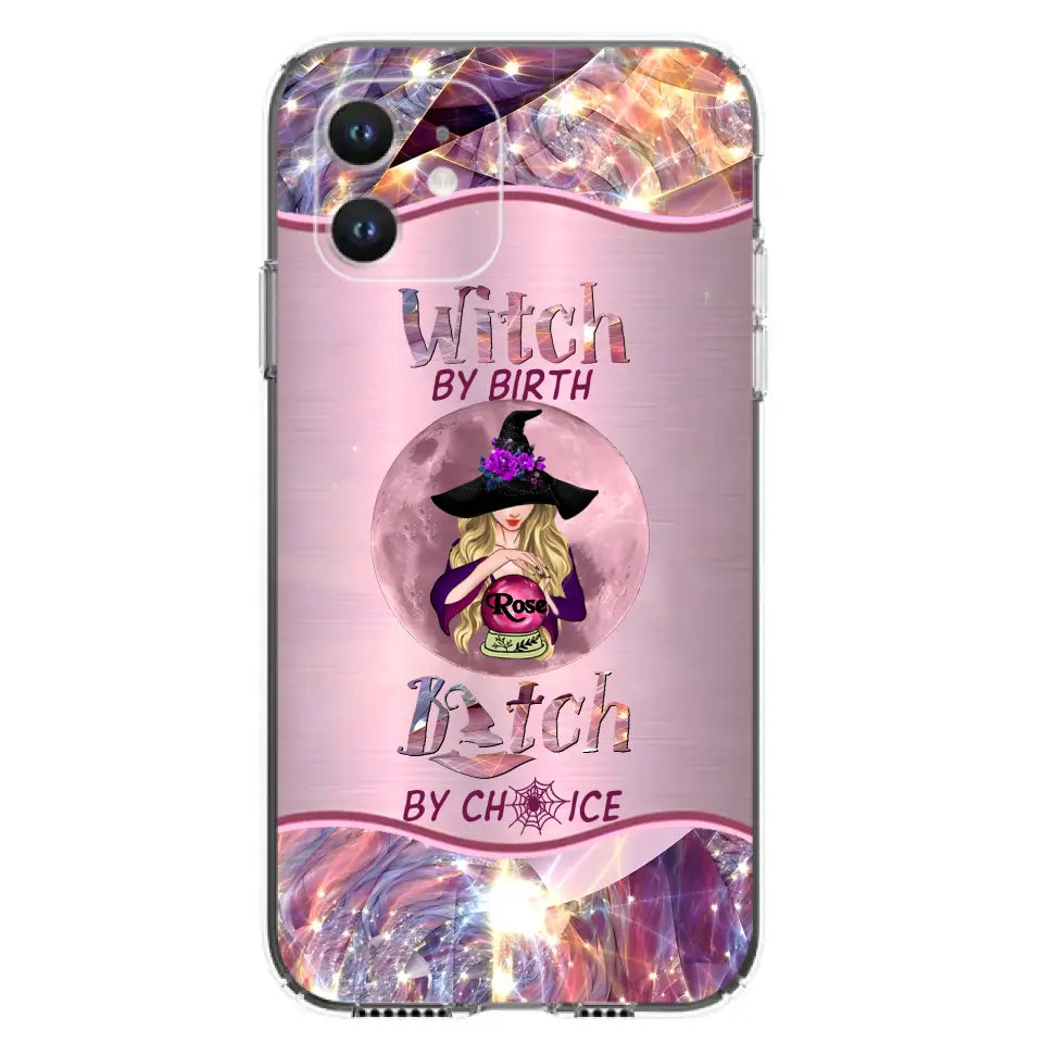 Witch By Birth Phone Case Personalized Halloween Gift for Her - Image 15