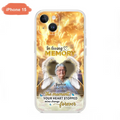 Personalized Photo Memorial Phone Case - Memorial Gift For Loss Of Family Member - The Moment Your Heart Stopped Mine Changed Forever - iPhone/Samsung