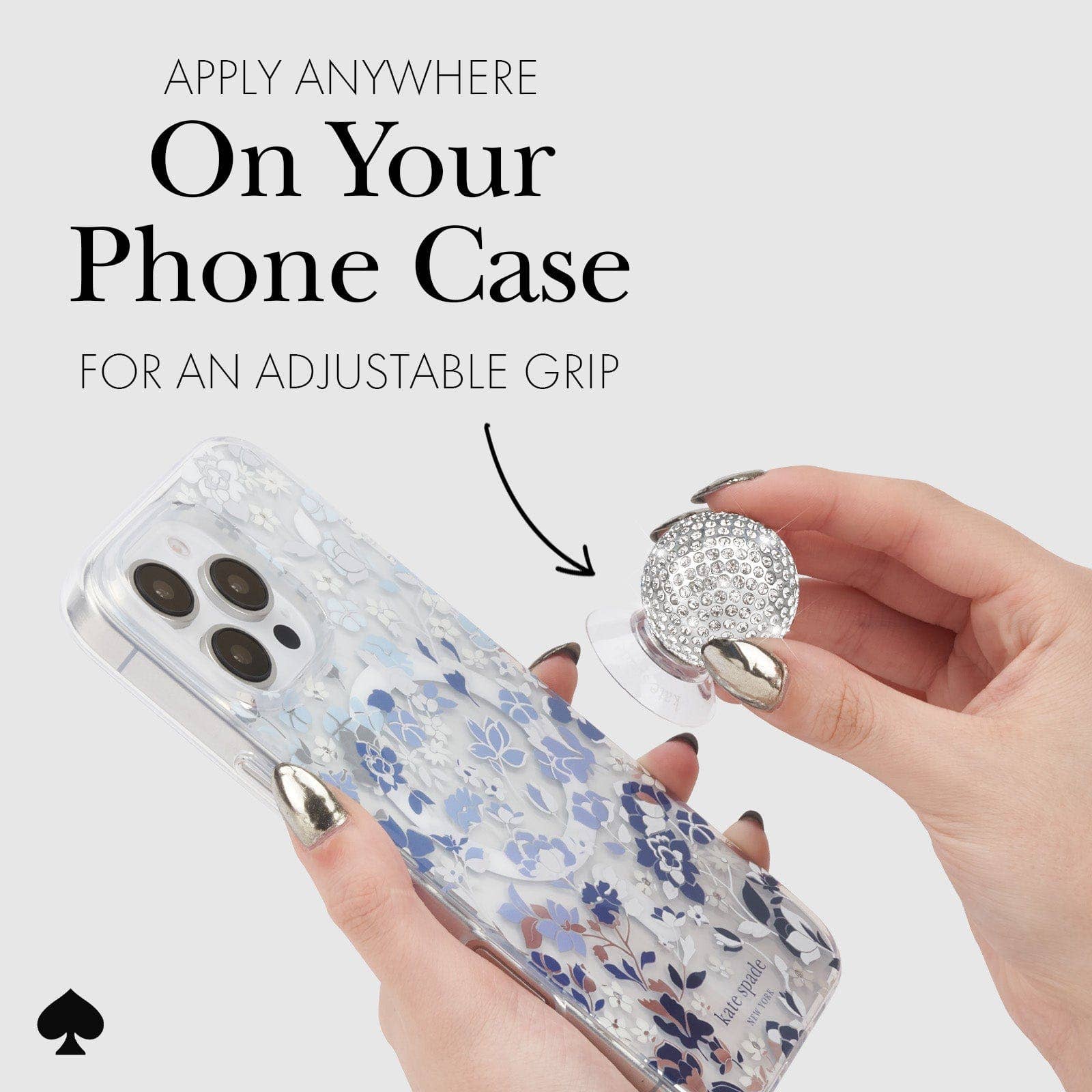 Kate Spade Disco Ball Grip and Stand