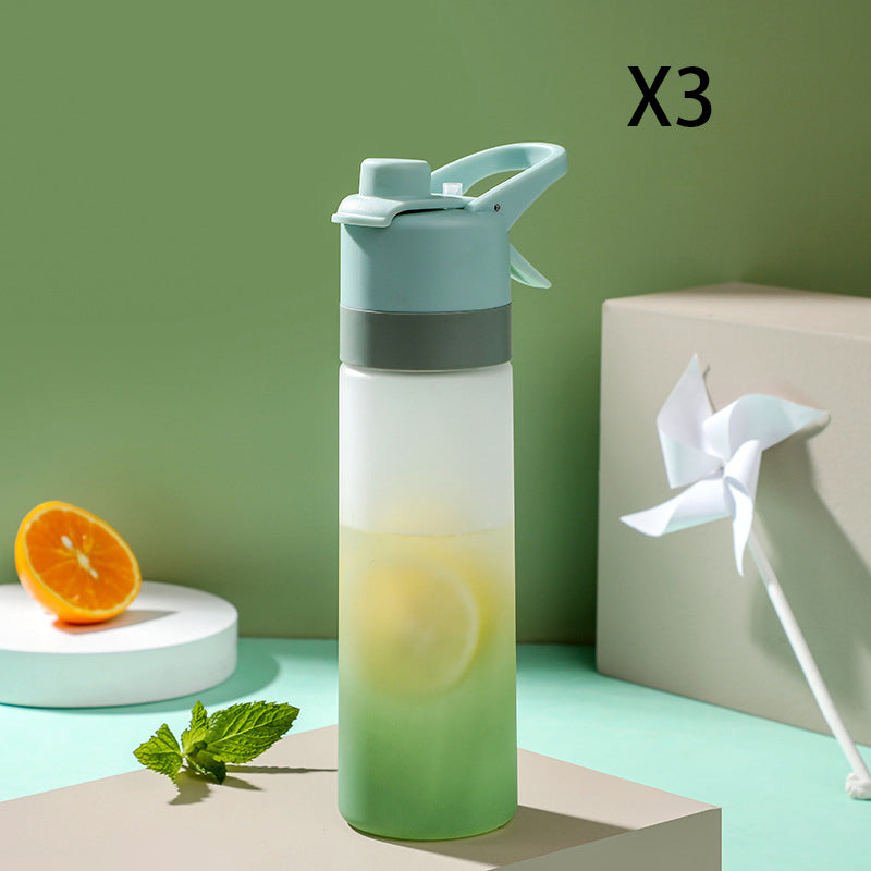 Large Capacity Spray Water Bottle for Sports Fitness and Travel