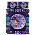 Witchcraft Themed Quilt Bed Set Purple Celestial Bedding - Image 2