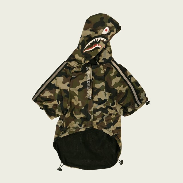 Yellow and Black Waterproof Dog Rain Jacket with Reflective Details - Image 9