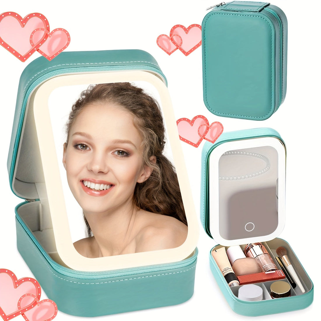 Makeup Mirror Case Organizer