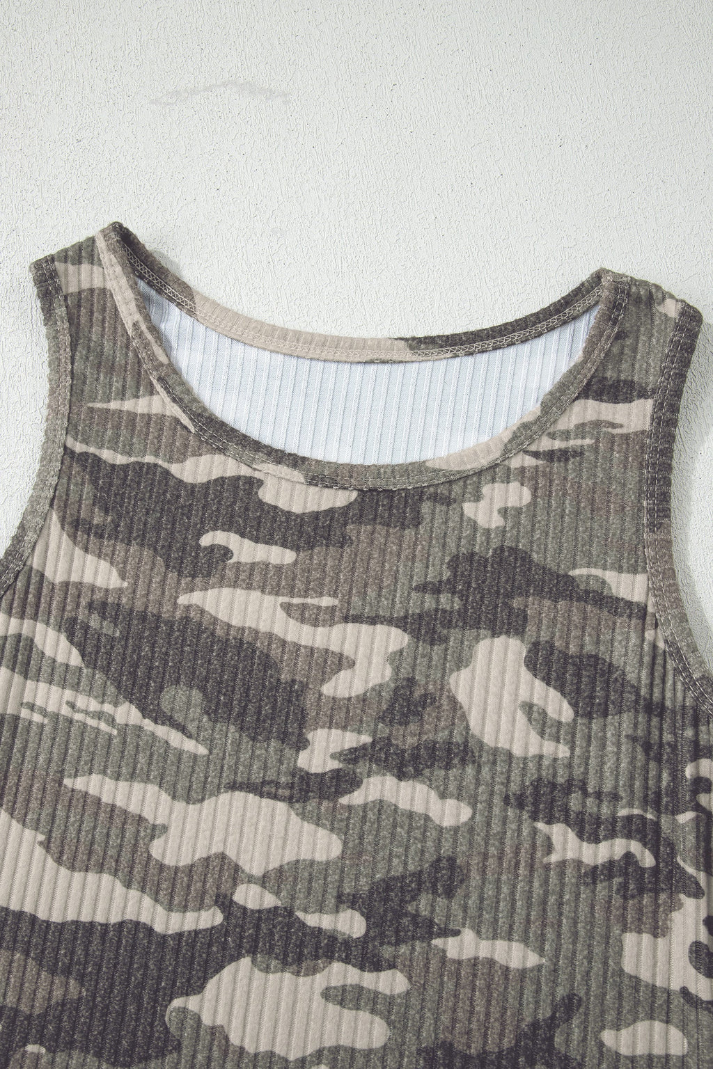 Wrenley Ribbed Knit Tank Top - Versatile Sleeveless Basic