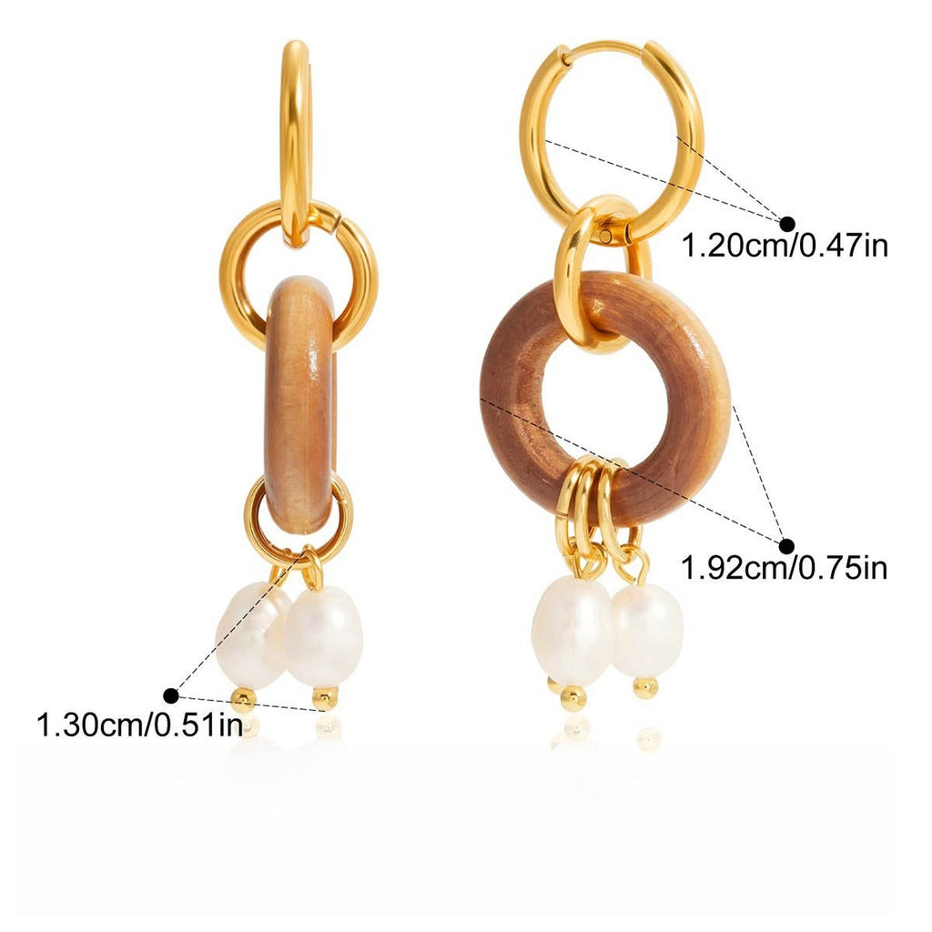 Modern S925 Silver Circle Hoop Earrings 2.6cm