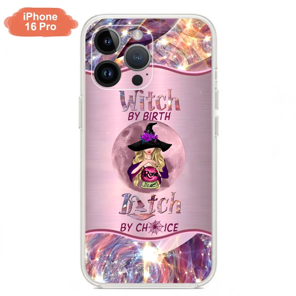 Witch By Birth Phone Case Personalized Halloween Gift for Her - Image 29
