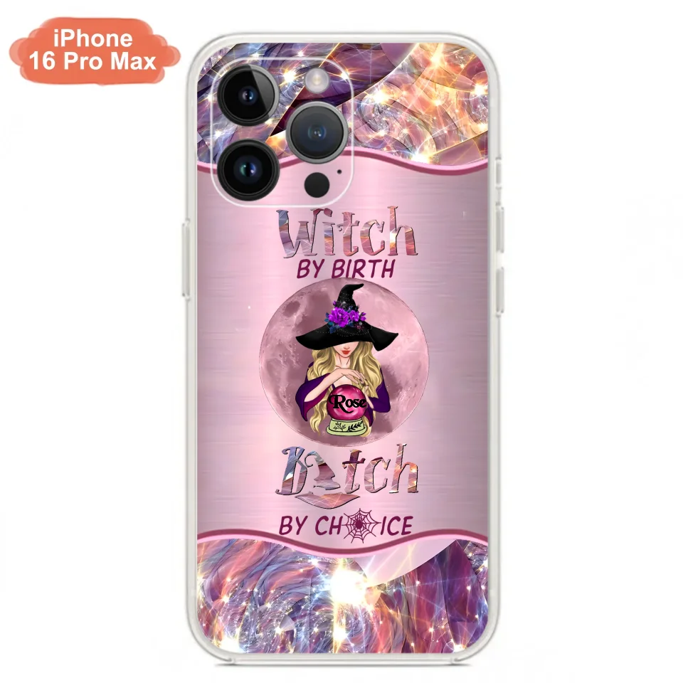 Witch By Birth Phone Case Personalized Halloween Gift for Her - Image 30
