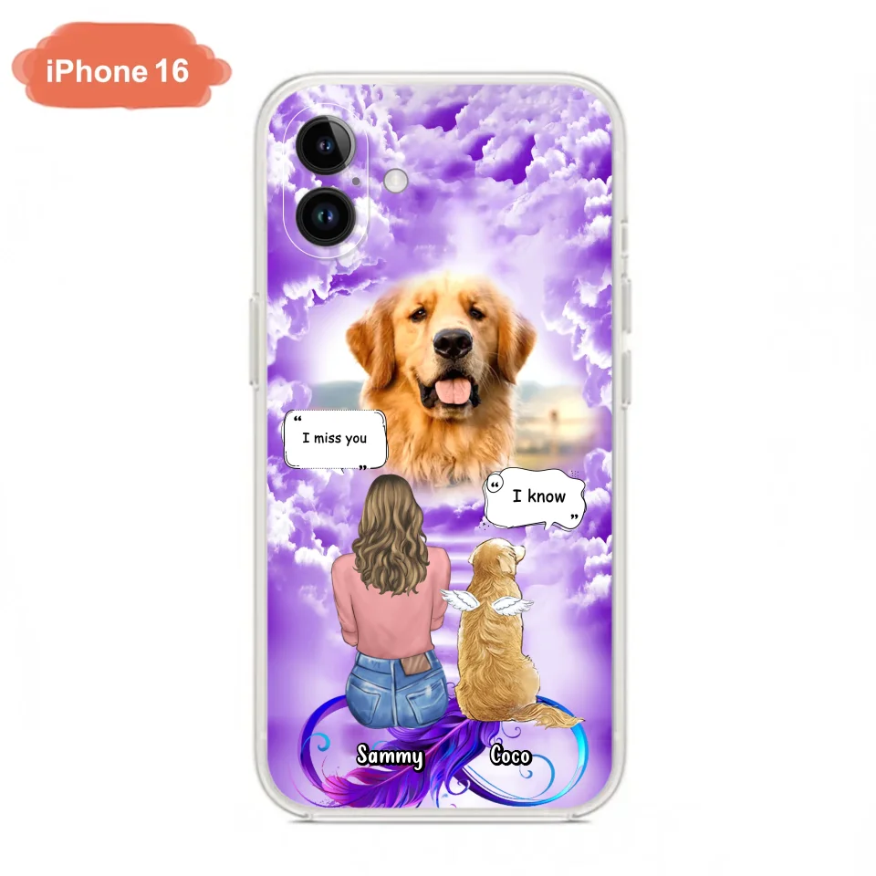 Personalized Memorial Pet iPhone/Samsung Case - Upload Photo - Memorial Gift Idea For Dog/Cat/Rabbit Lover