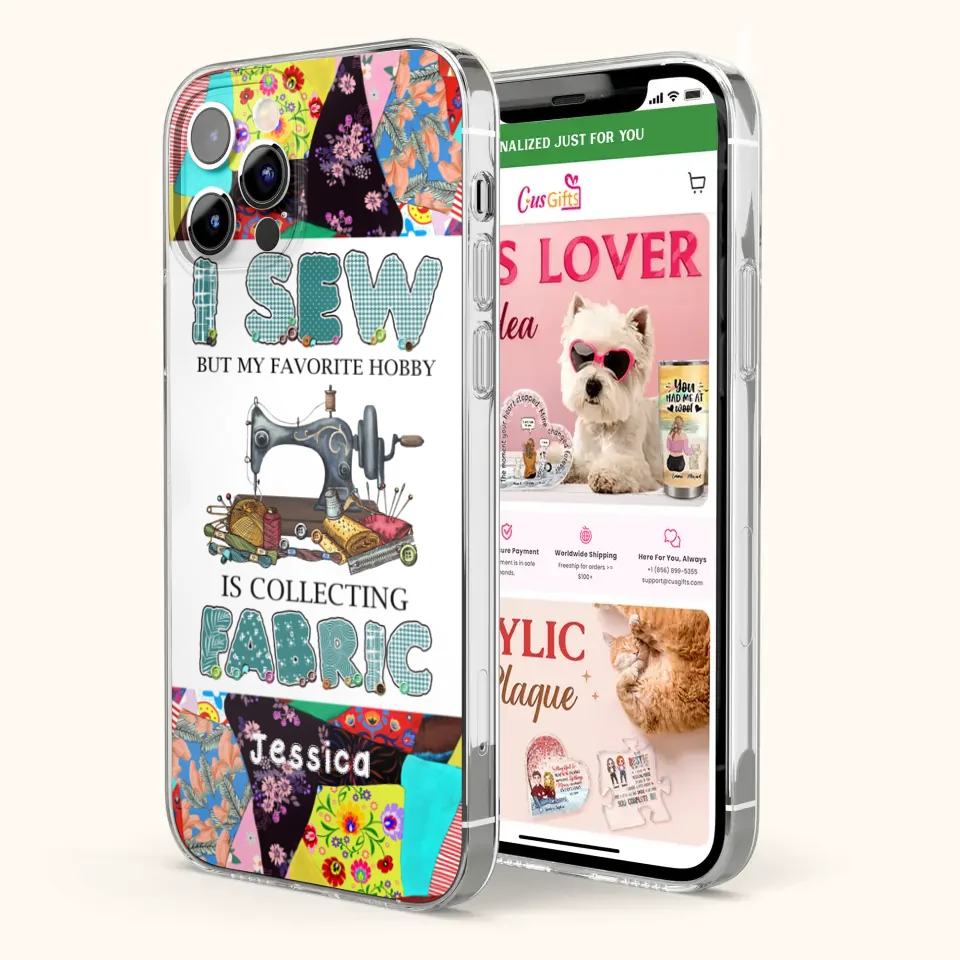 Personalized Sewing Phone Case - Case For iPhone, Samsung and Xiaomi - 8WU8I3