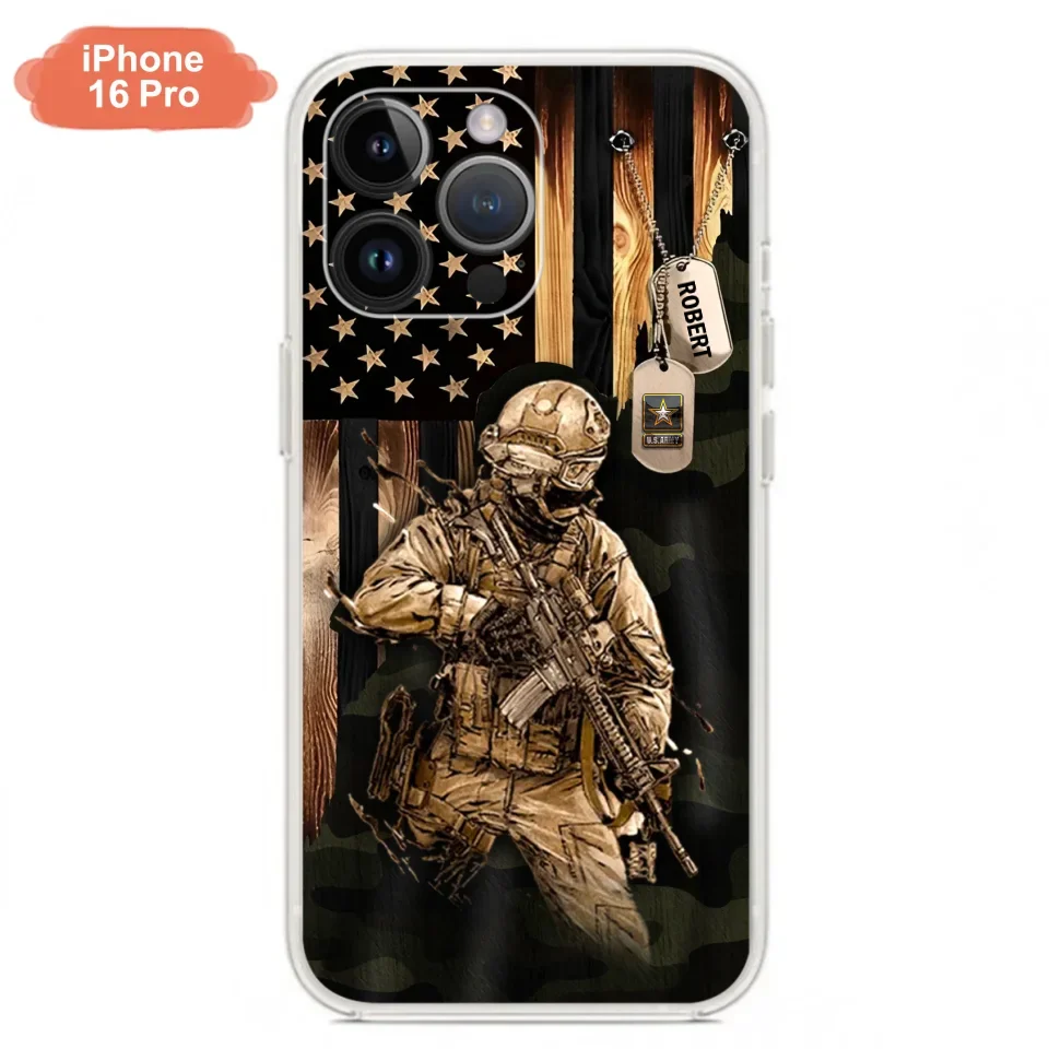 Custom Personalized Veteran iPhone/ Samsung Phone Case - Gift Idea For Veteran