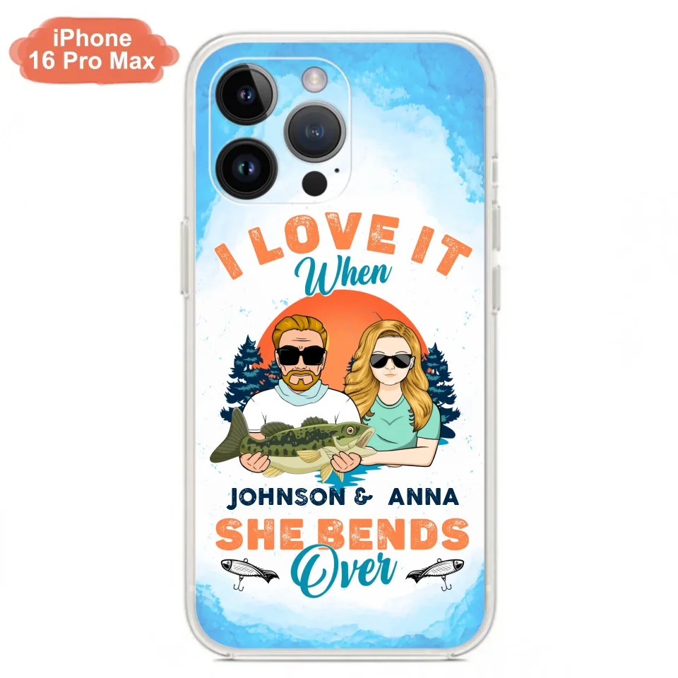 Custom Personalized Fishing Couple Phone Case - Gift Idea For Couple/ Gift To Him/ Her/ Fishing Lover  - Case For iPhone/Samsung