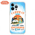 Custom Personalized Fishing Couple Phone Case - Gift Idea For Couple/ Gift To Him/ Her/ Fishing Lover  - Case For iPhone/Samsung