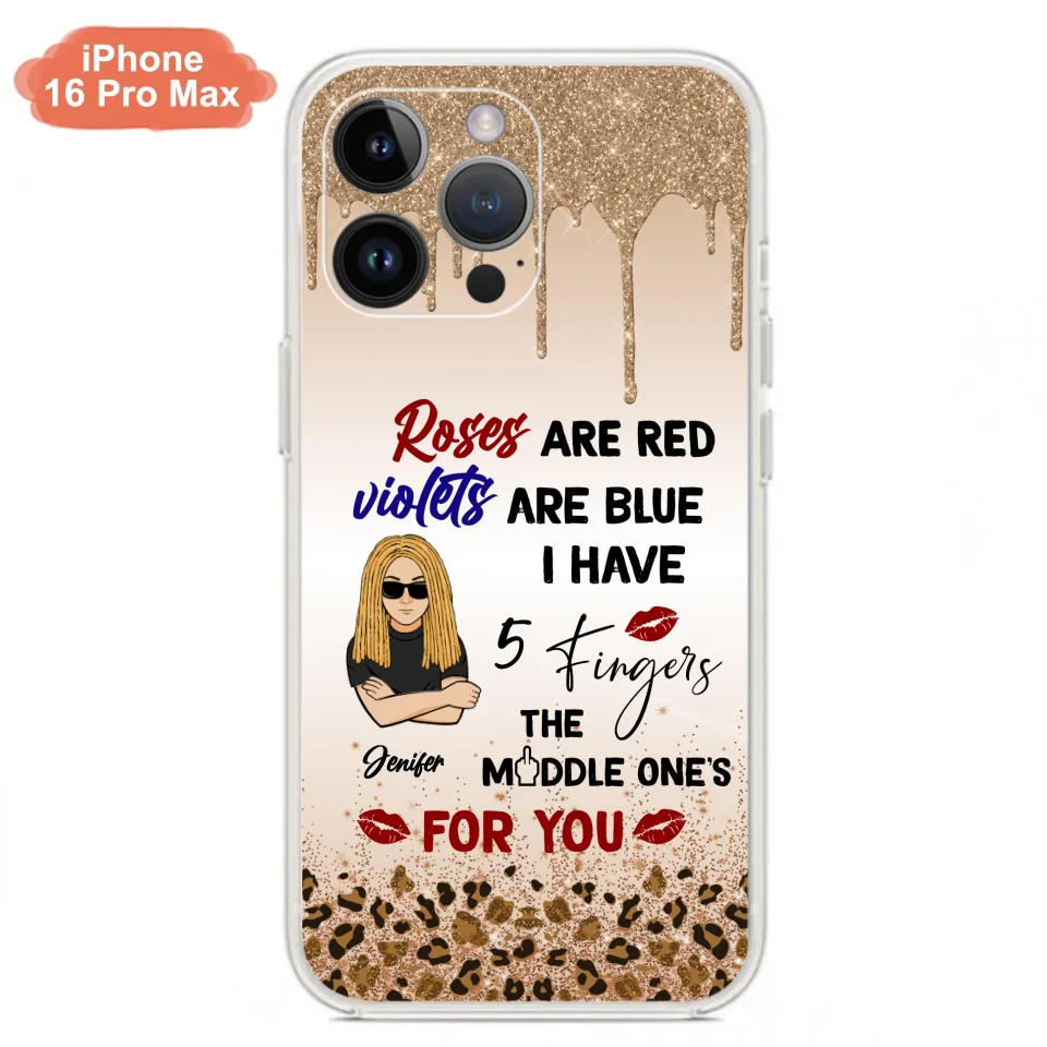 Custom Personalized iPhone and Samsung Case - Gift For Birthday/ Friends - Rose Are Red, Violets Are Blue