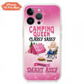 Custom Personalized Camping Queen Phone Case - Gift Idea For Camping Lovers/Mother's Day - Camping Queen Classy Sassy And A Bit Smart Assy - Cases For iPhone And Samsung