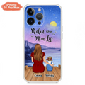 Custom Personalized Mom Phone Case - Mom With Upto 5 Children - Best Gift For Mother's Day/Family - Rockin' The Mom Life - Case for iPhone/Samsung