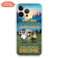 Personalized Camping Friends Phone Case - Up to 7 Friends - Gift Idea For Friends/Camping Lovers - Don't Take Camping Advice From Us You'll Only End Up Drunk - Case for iPhone/Samsung