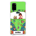Personalized Hippie Girl Phone Case - Girl with up to 3 Pets - Case for iPhone, Samsung and Xiaomi