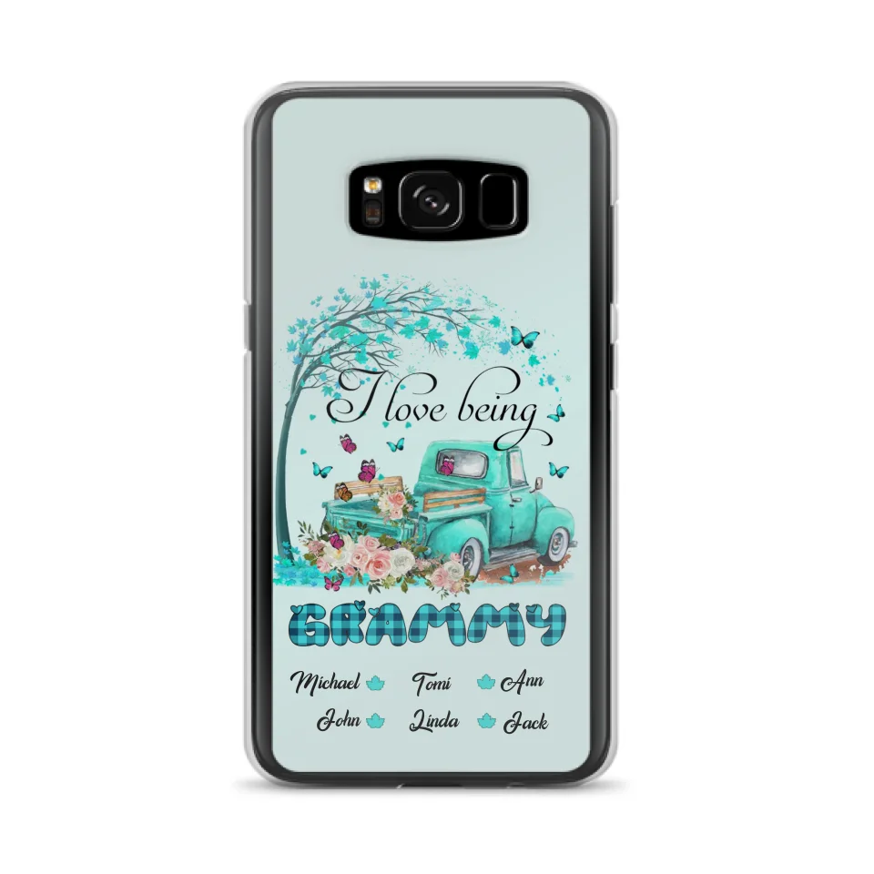 Custom Personalized Phone Case - I Love Being Grandma - R5OIKQ