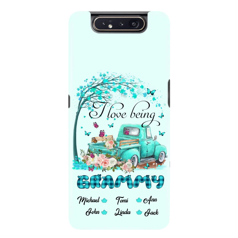 Custom Personalized Phone Case - I Love Being Grandma - R5OIKQ