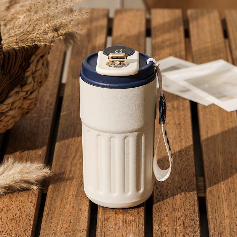 450ml Smart Digital Stainless Steel Thermal Insulated Coffee Mug