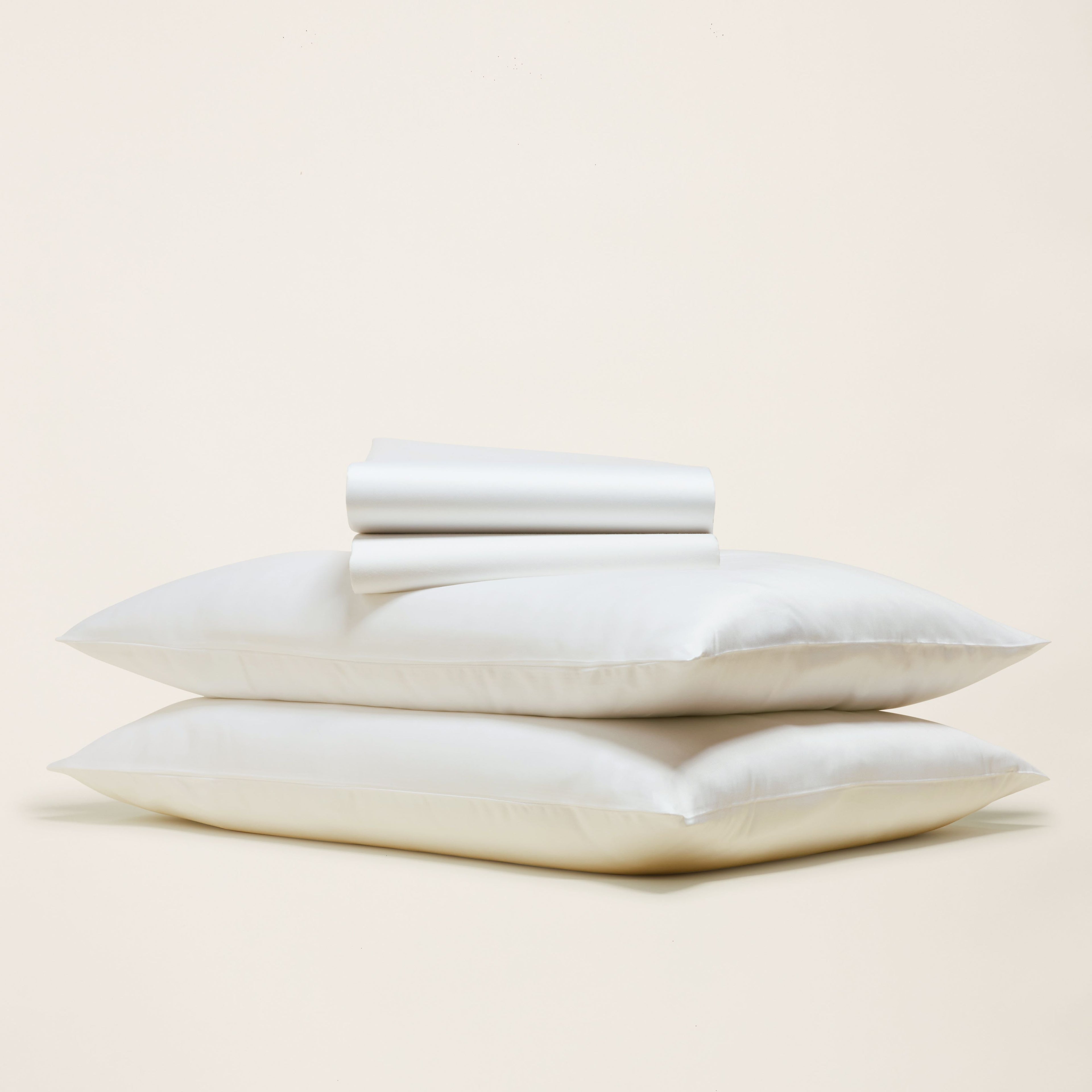 Australian Cotton Sateen Sheet Set in Solid and Stripe - Image 11