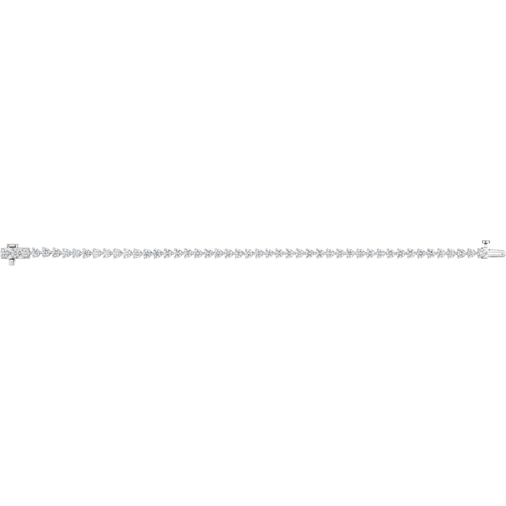 4.75 CTW Diamond Tennis Bracelet in 14K White Gold