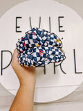 Black KC Bows Checkered Knotted Headband R2S