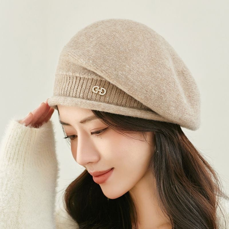 Women's Wool Knitted Winter Hat Soft Knit Beanie Cap - Image 8