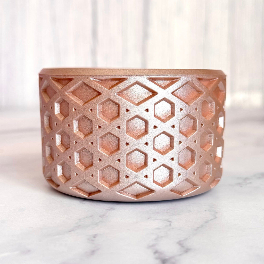 Rose Gold Metallic Waffle Boot