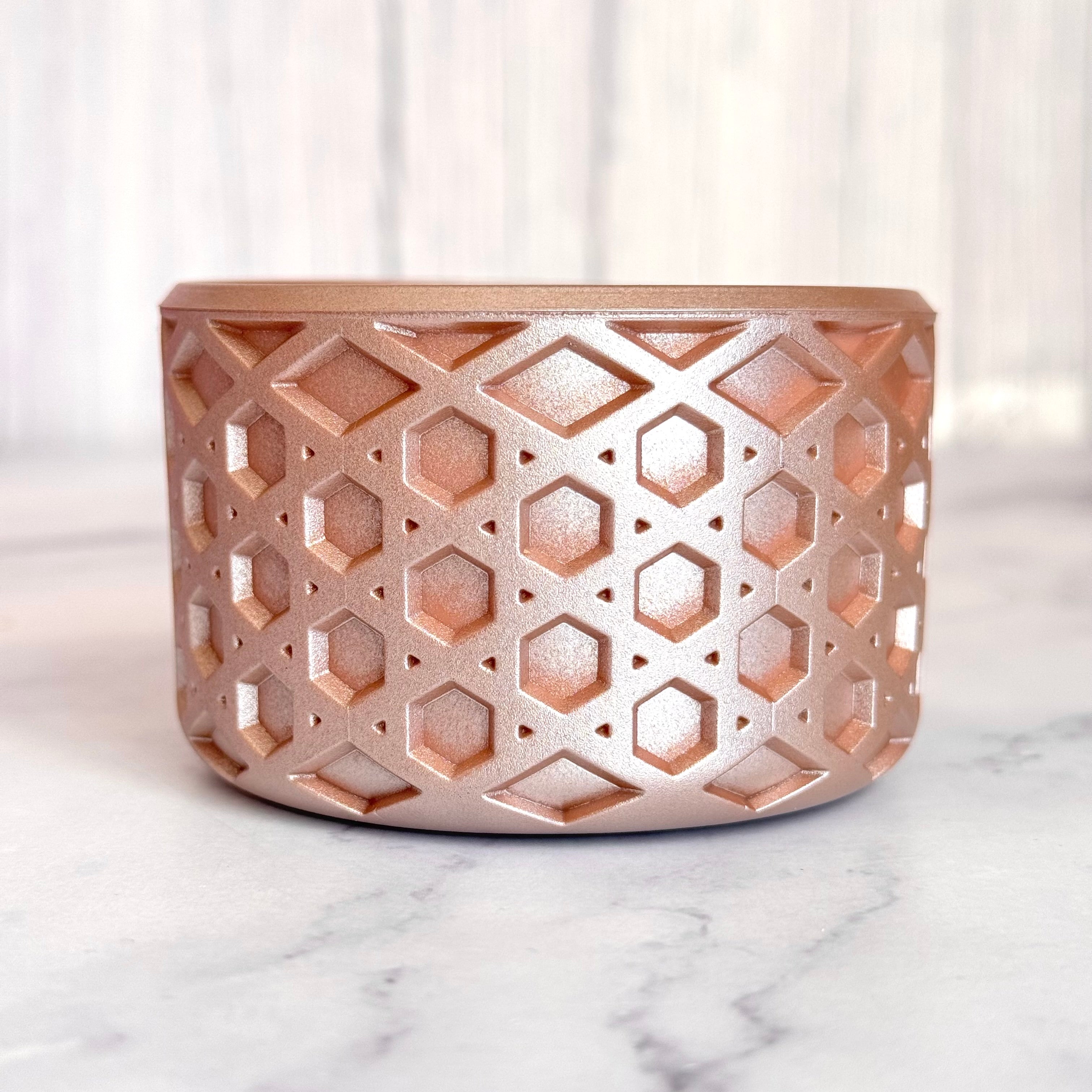 Rose Gold Metallic Waffle Boot