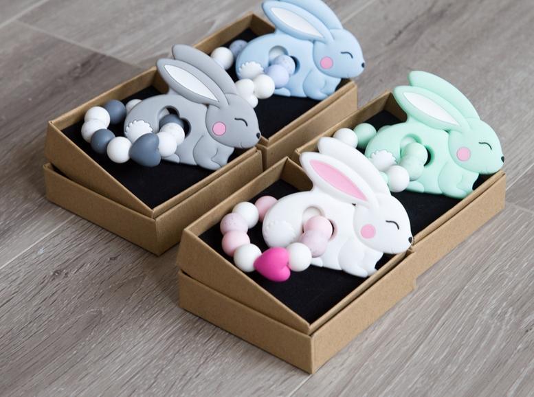 Cartoon Animal Silicone Teether Clip - BPA-Free Pacifier Accessory