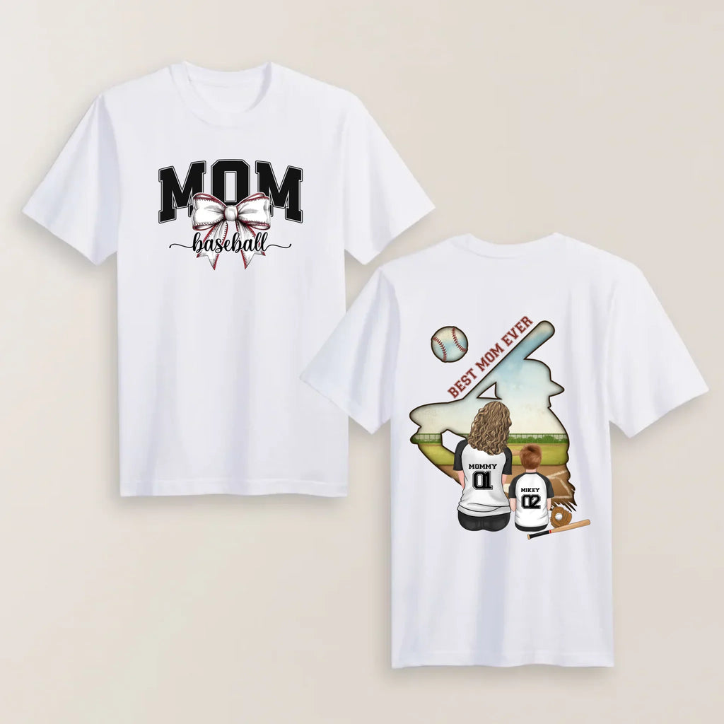 Personalized Baseball Mom T-shirt/ Hoodie/ Sweater - Mother's Day Gifts Idea