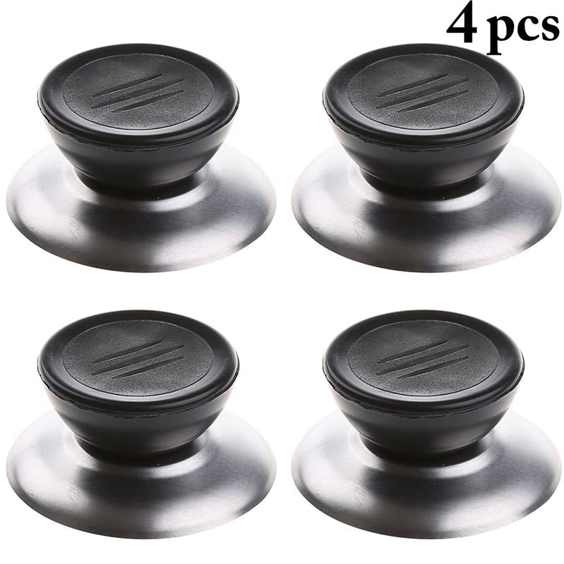 4-Piece Universal Kitchen Cookware Pot Lid Handle Set