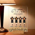 Personalized Graduate Girls Acrylic Plaque - Gift Idea For Girls/Graduation Day - Up to 4 Girls - We Believed We Could So We Did
