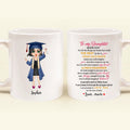 Personalized Graduation Coffee Mug - Gift Idea For Daughter/Granddaughter From Mom, Nana - Love You For The Rest Of Mine