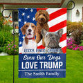 Custom Photo Even My Dogs Love Trump 2024 | Election 2024 Flag | Personalized with Your Own Dog Cat Photo Garden Flag House Flag C1262 - GOP