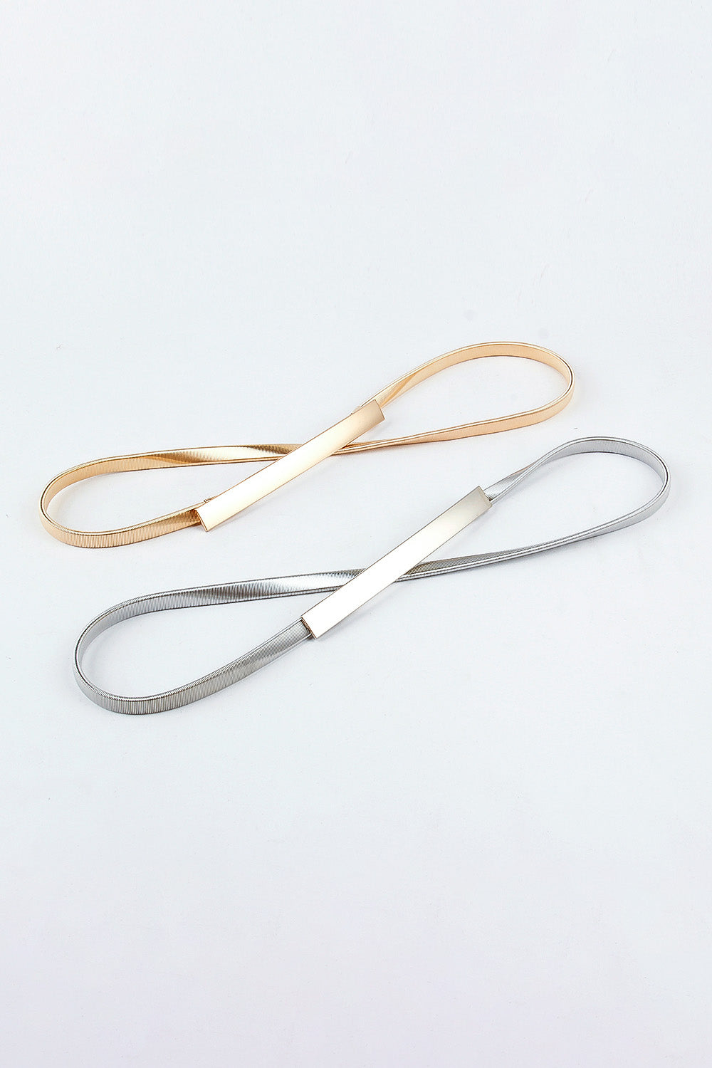 Elastic Iron Skinny Belt | Modern Buckle Design