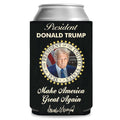 President Donald Trump Can Cooler | US Patriotic Pride Can Holder | MAGA Can Sleeve For Drinks 682407 - GOP