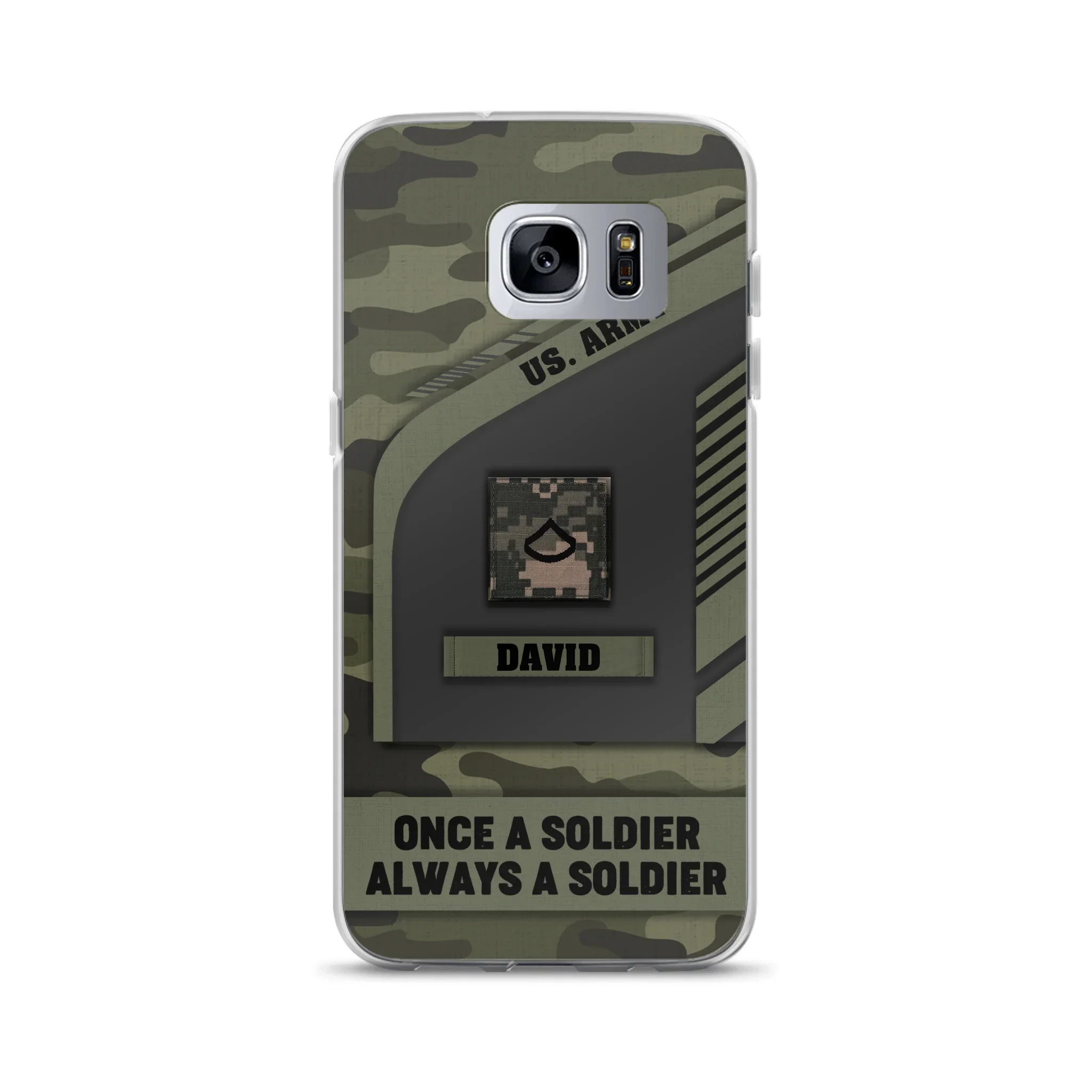Custom Personalized Veteran Phone Case - Gift Idea For Veteran/Veterans Day - Once A Soldier Always A Soldier - Case for iPhone/Samsung