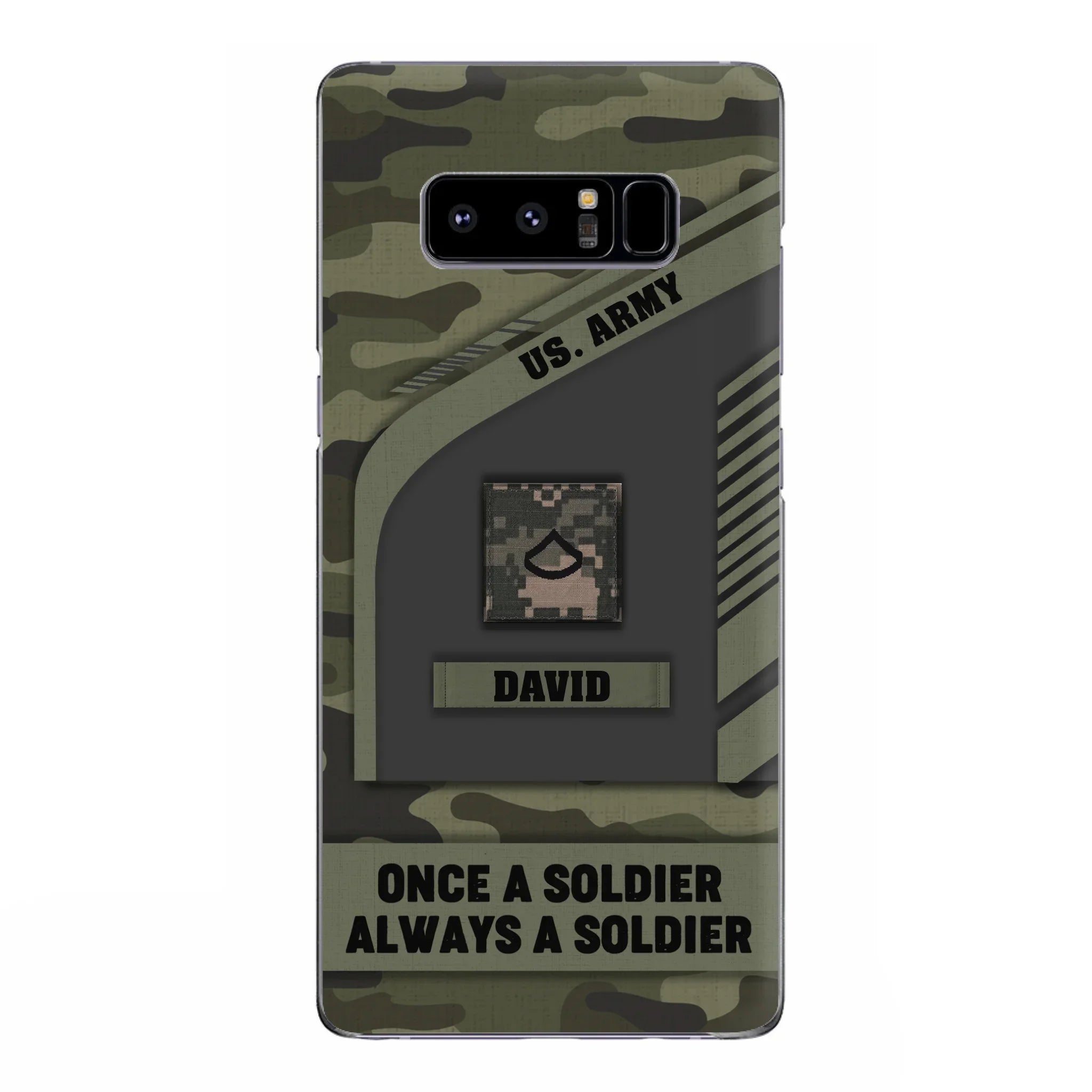 Custom Personalized Veteran Phone Case - Gift Idea For Veteran/Veterans Day - Once A Soldier Always A Soldier - Case for iPhone/Samsung