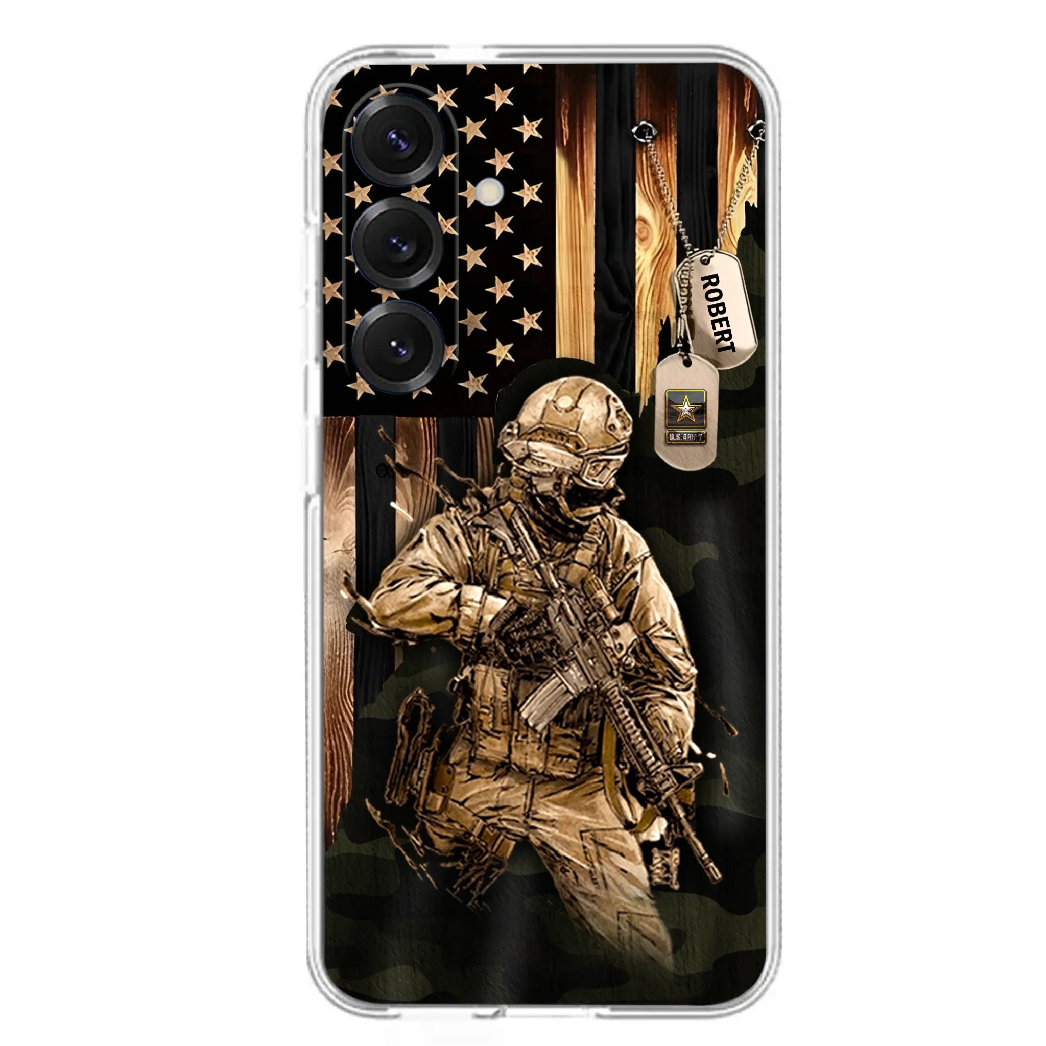 Custom Personalized Veteran iPhone/ Samsung Phone Case - Gift Idea For Veteran