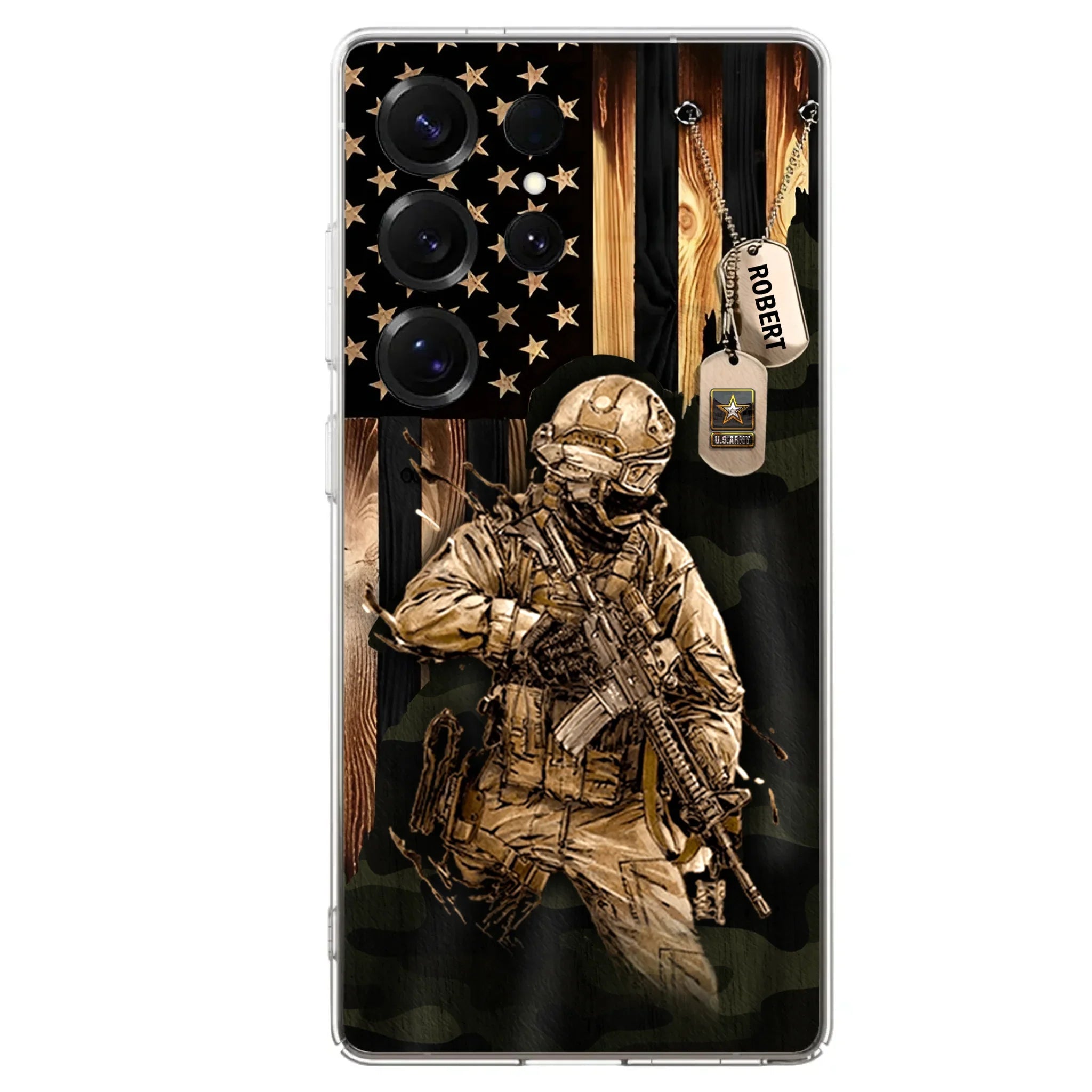 Custom Personalized Veteran iPhone/ Samsung Phone Case - Gift Idea For Veteran