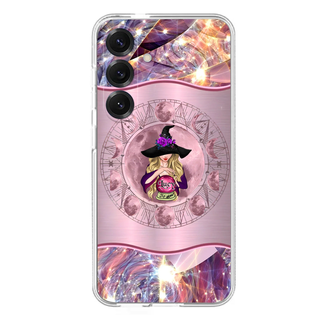 Personalized Witch Phone Case - Halloween Gift Idea For Witch Lovers - Case For iPhone/Samsung