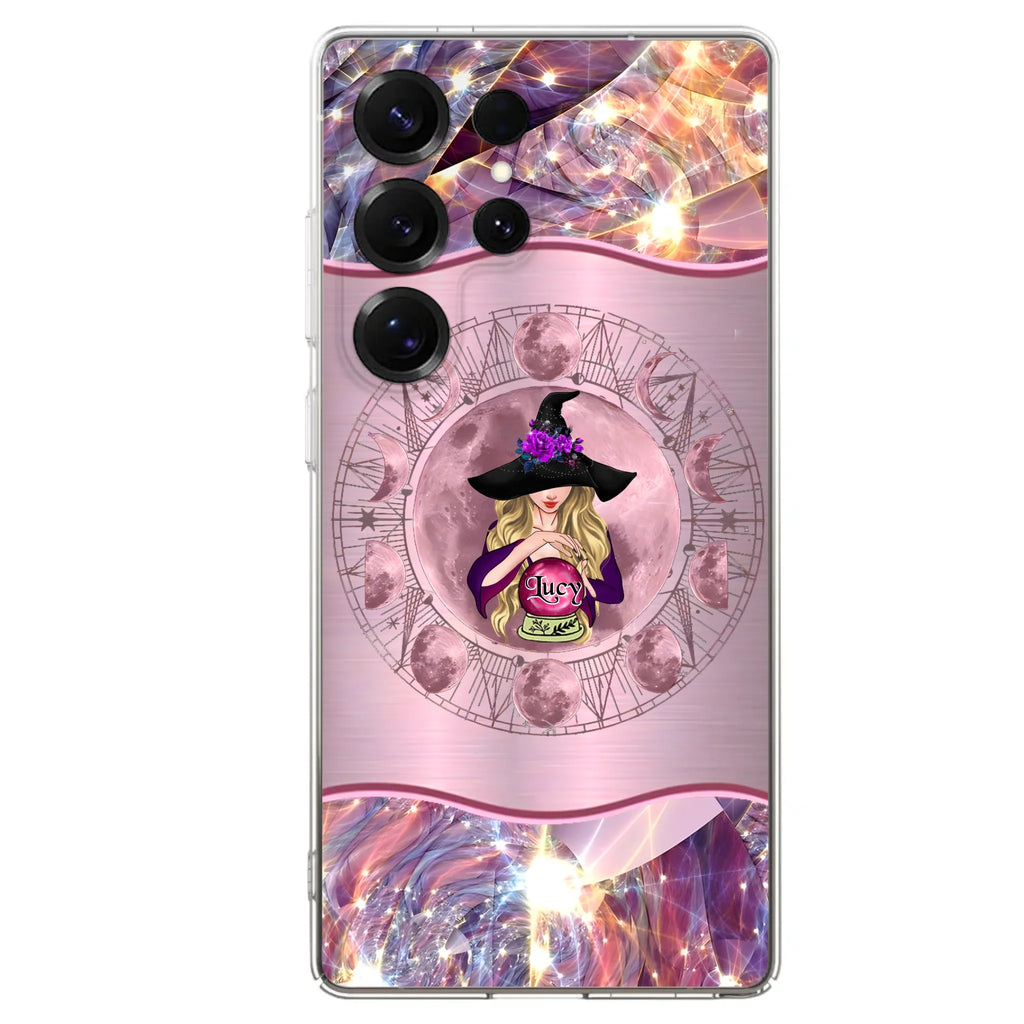 Personalized Witch Phone Case - Halloween Gift Idea For Witch Lovers - Case For iPhone/Samsung
