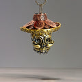 Sombrero Sugar Skull Charm - Tumbler Handle Charm
