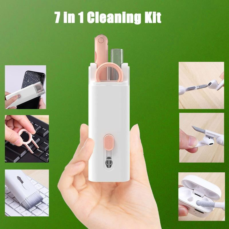 7-in-1 Electronics Cleaning Kit for Keyboards, Laptops & Earbuds