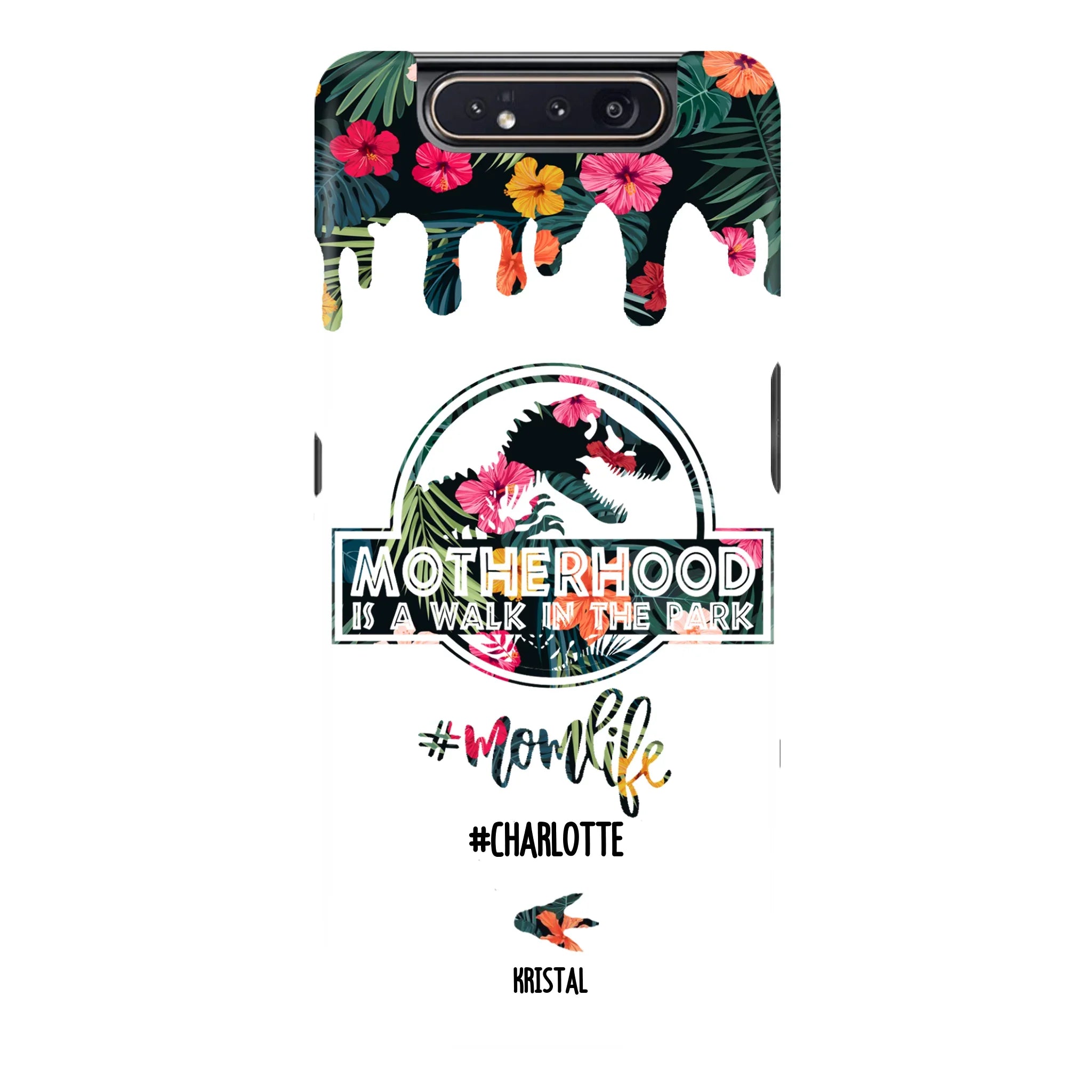 Custom Personalized Mama Dinosaur Phone Case - Best Gift For Mothers - For iPhone And Samsung Phone Case - 2QCGS1