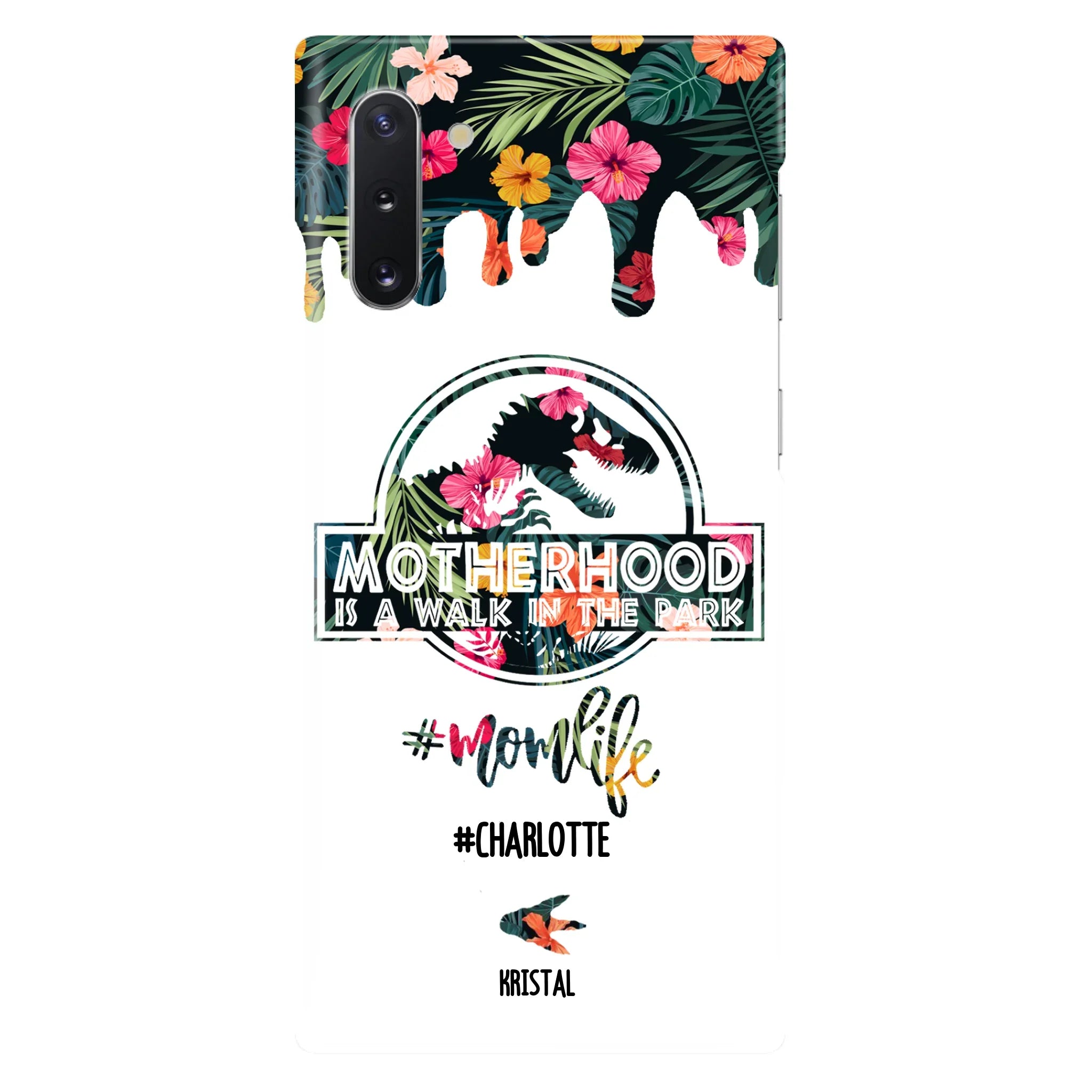 Custom Personalized Mama Dinosaur Phone Case - Best Gift For Mothers - For iPhone And Samsung Phone Case - 2QCGS1